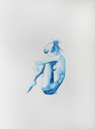 Kvinna som lider av infertilitet