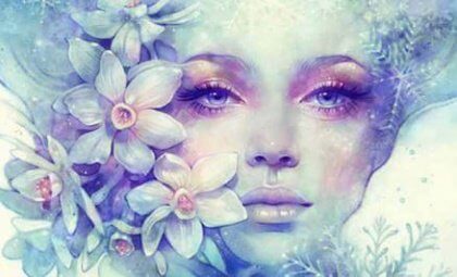 Kvinna som har uppnått emotionell mognad