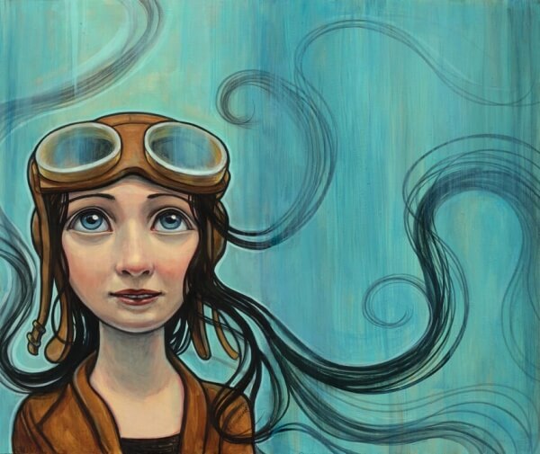 Kvinna med känslomässiga sår