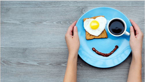Leende frukost