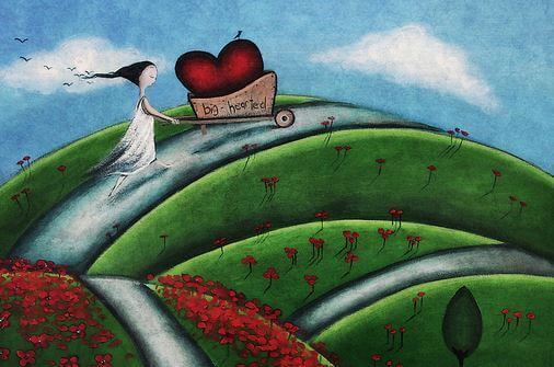 Hjärta i skottkärra