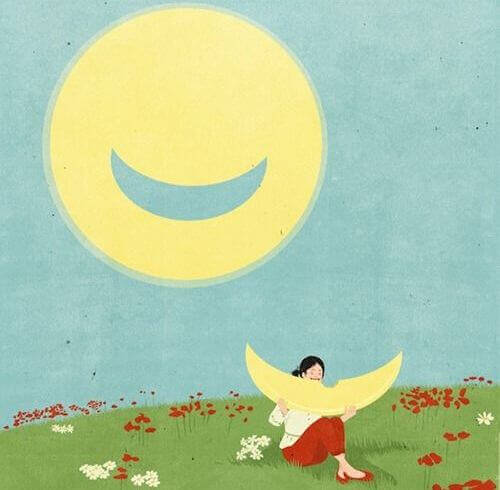 Leende sol