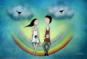 Stanna hos dem som låter dig vara som du är