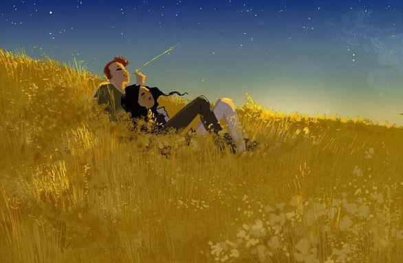 Par under stjärnhimmel