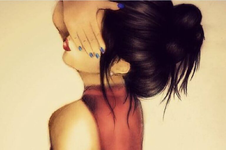 Täcker ögonen för jag är förlorad