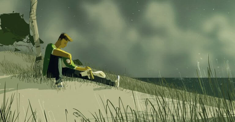 Jag trivs på stranden och vill inte ändra mig