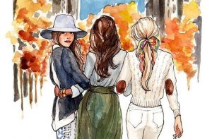 Systrar är förenade genom hjärtat