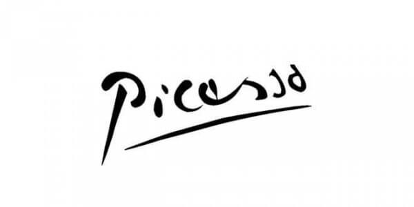 Picassos signatur