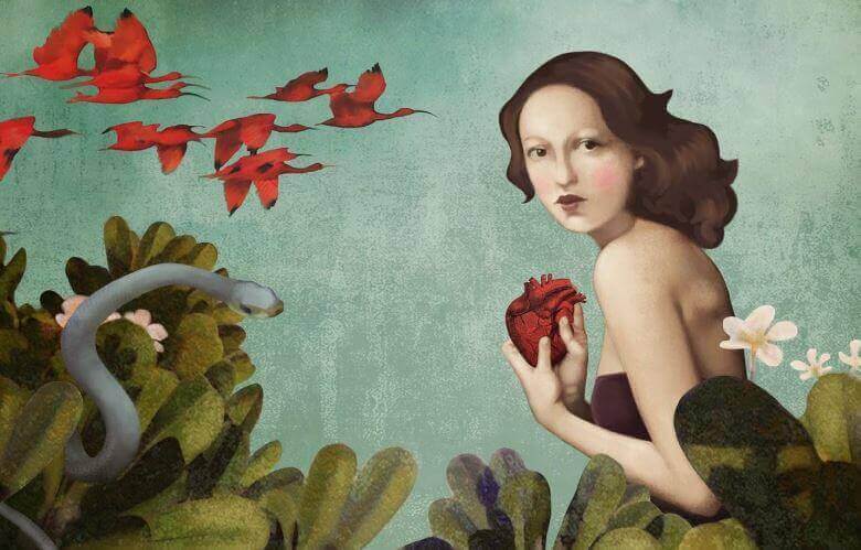 Kvinna som inser att de saker du inte reparerar kommer att upprepas