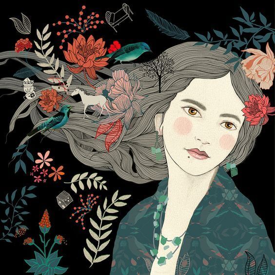 Kvinna som tänker att allt som behöver hända kommer att hända