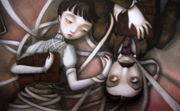 Par på golvet som illustrerar när kärlek blir beroende