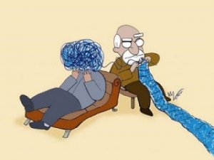 Att träffa en psykolog betyder inte att du är galen