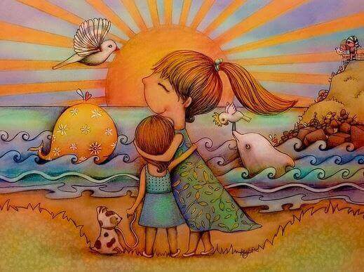 Mor och dotter
