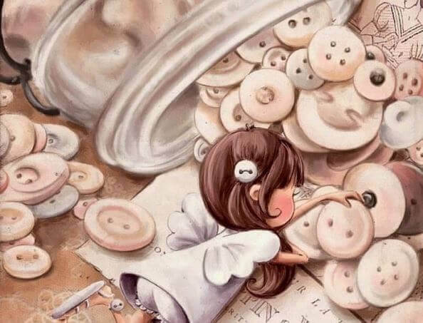 Knappar för Montessori-undervisning