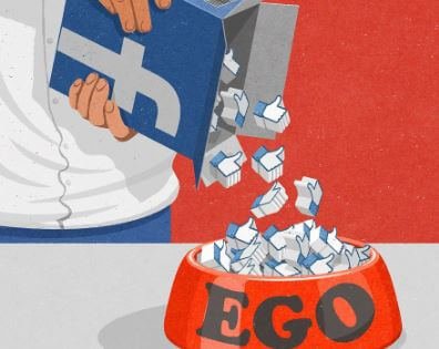 Bekräftelsebehov hos en person som tror sig vara universums centrum