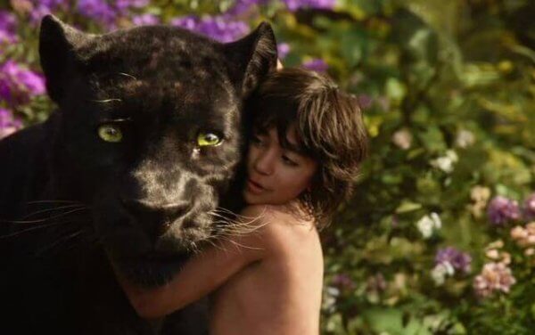 Mowgli och Bagheera