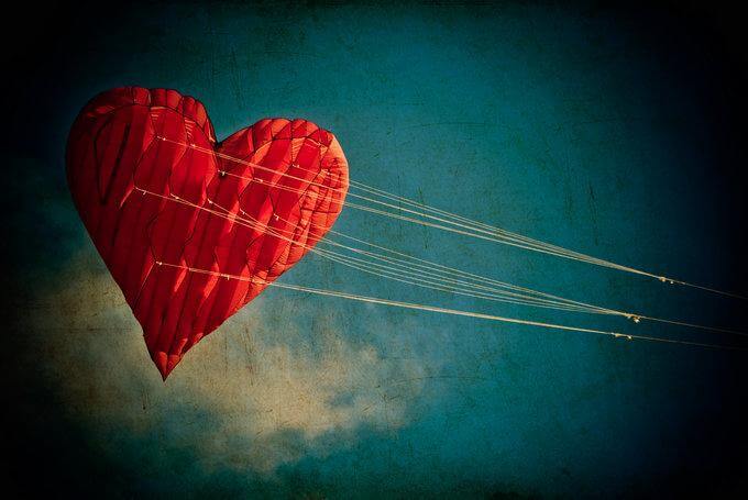 Flygande hjärta