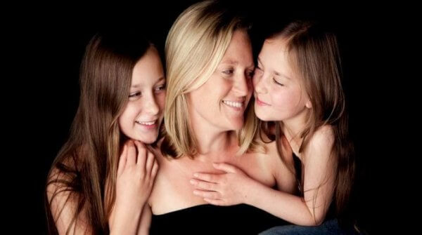 Döttrar med mamma