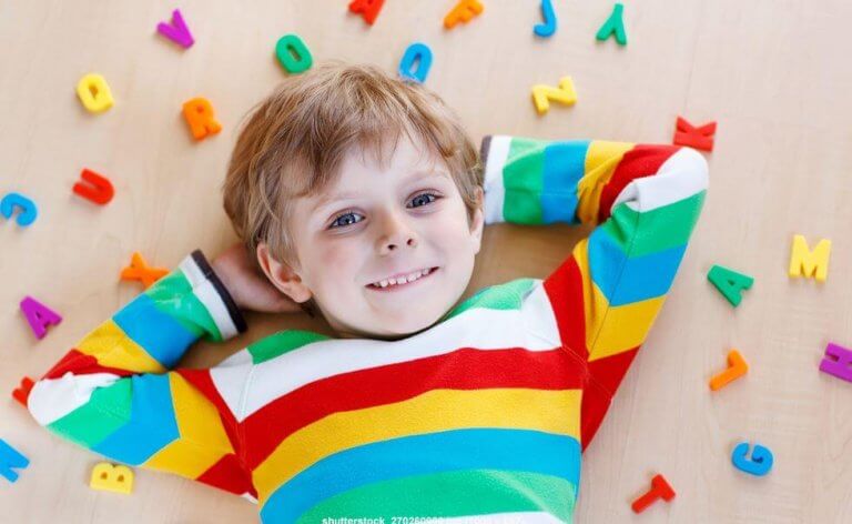 Pojke med bokstäver
