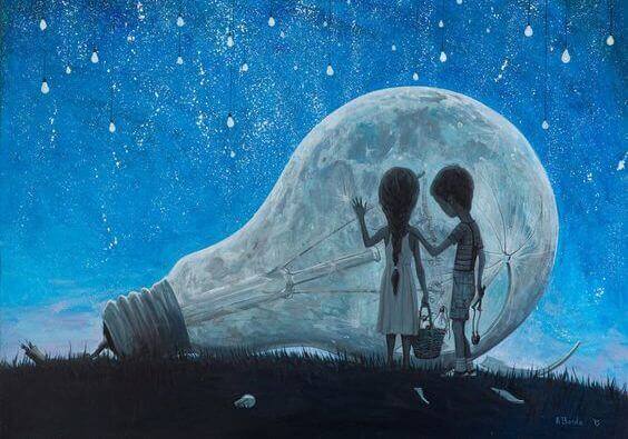 Instängda i glödlampa