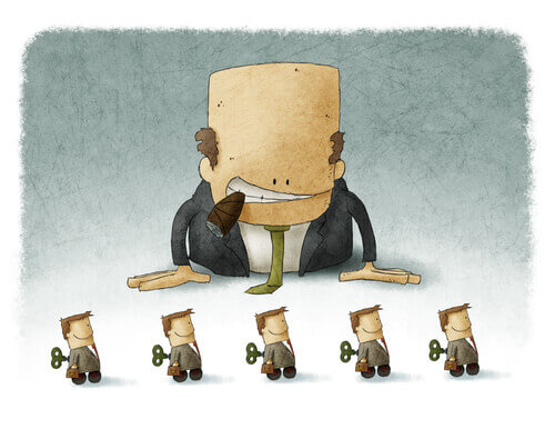 Man med kontrollbehov