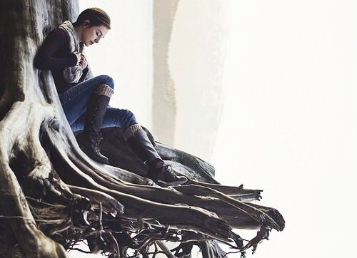 Kvinna i vinterkläder