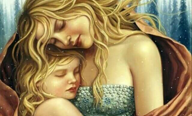 Mor och barn som är mer än det jag kan se