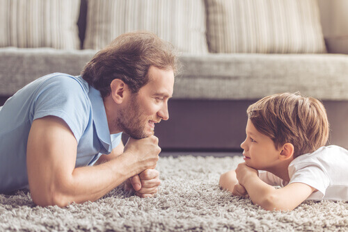 Pappa och son