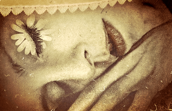 Kvinna som sover