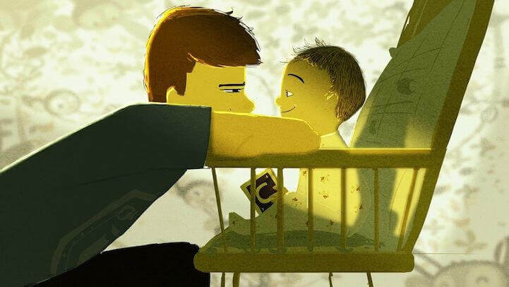 Pappa och son