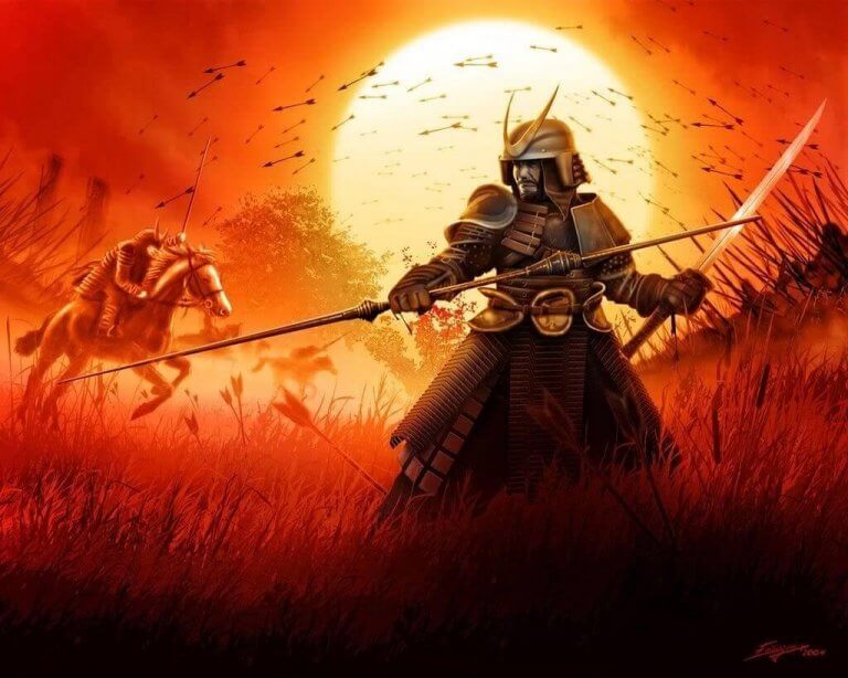 Samuraj på fältet
