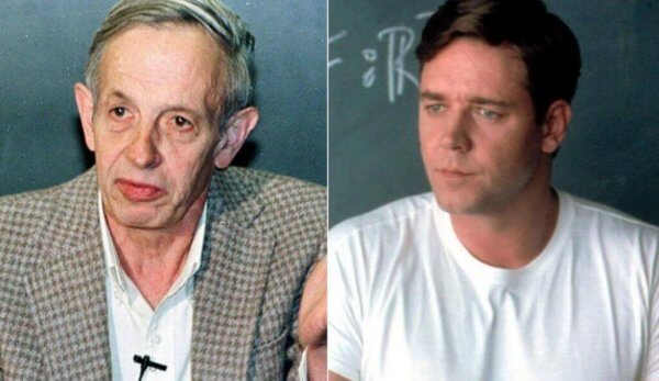 John Nash och Russel Crowe