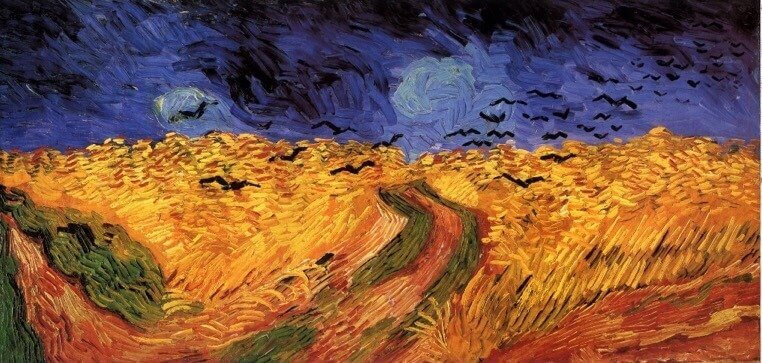 Van Gogh-målning som illustrerar färgernas psykologi