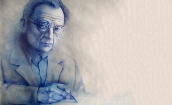 Målning av Erich Fromm