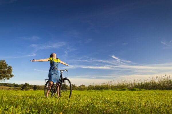 Cykeltur i naturen