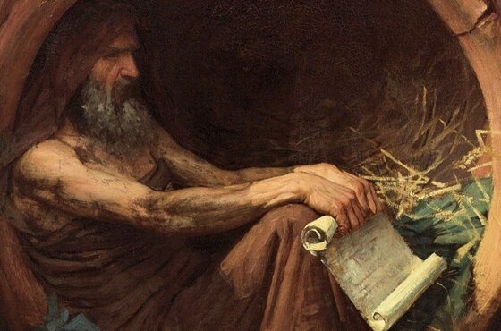 Diogenes i sin tunna