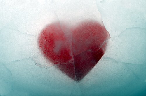 Hjärta bland is