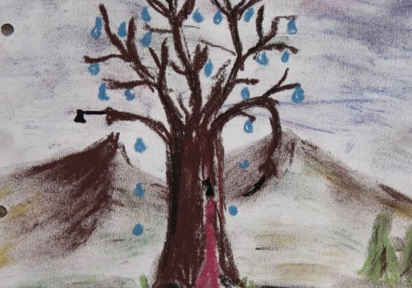 Teckning av träd
