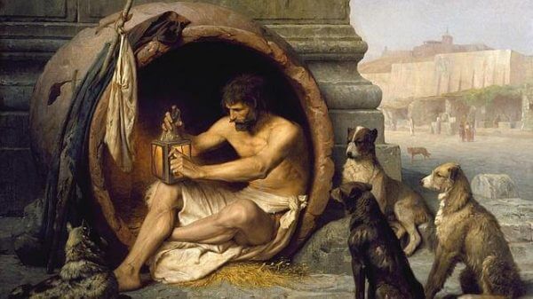 Diogenes i sin tunna