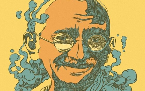 bild av Mahatma Gandhi