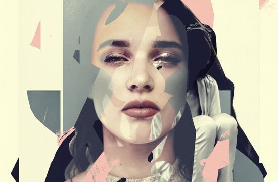 Kvinna med läppstift