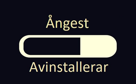 Avinstallera ångest