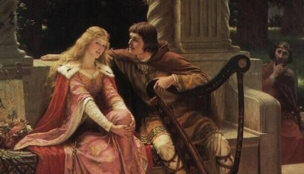 Karl den store och kvinnan han blev förälskad i.