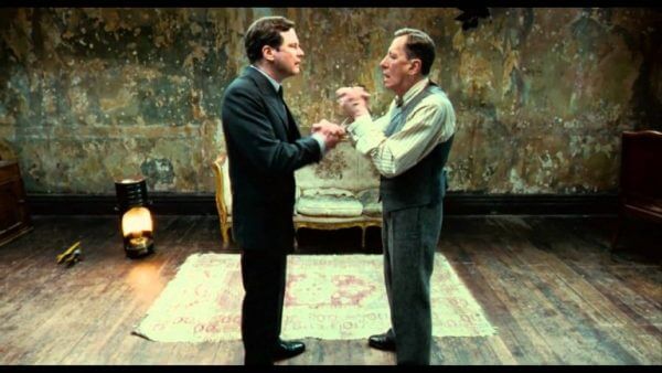 En scen från The King's Speech