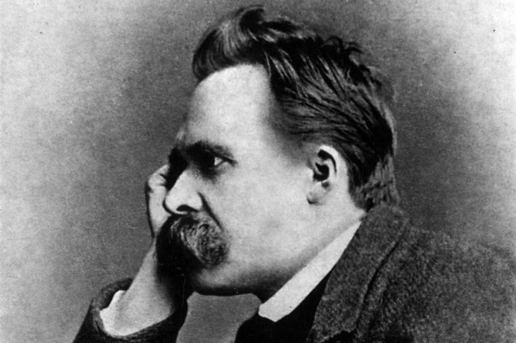 Porträtt av Nietzsche