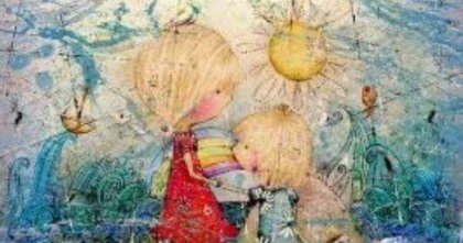 Bild av mor och barn