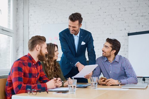 Arbetsgrupp på jobbet