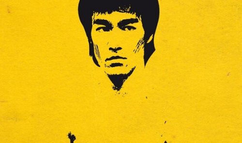 Målning av Bruce Lee