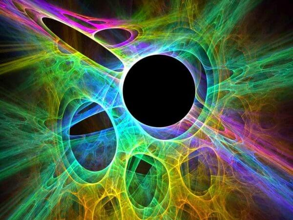 Svarta hål som symbol för fältteorin