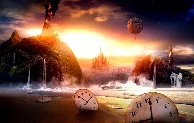 Klockor på stranden som illustrerar intressanta saker om drömmar